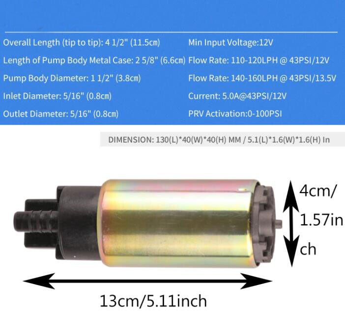 New Fuel Pump Compatible With Daihatsu Charade IV 1991-1999