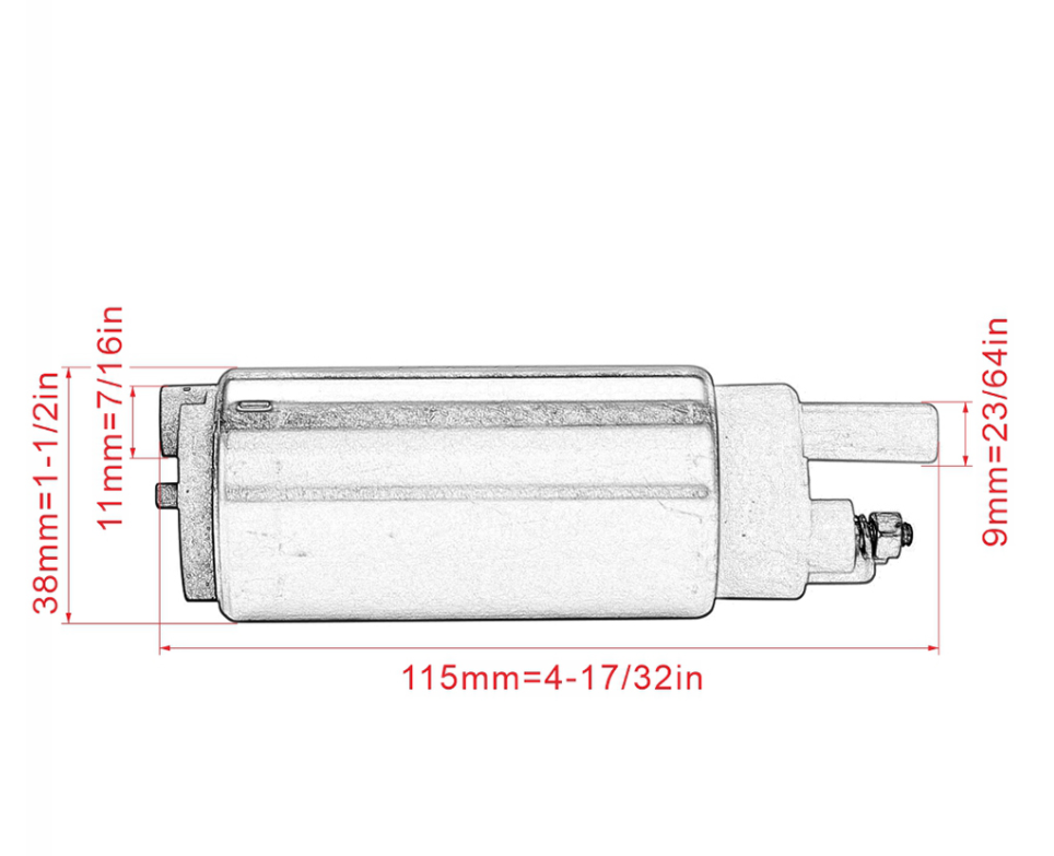 New Fuel Pump Compatible With SUZUKI Outboard DF225 DF250 4ST Fuel pump 2004-2010 15200-93J01