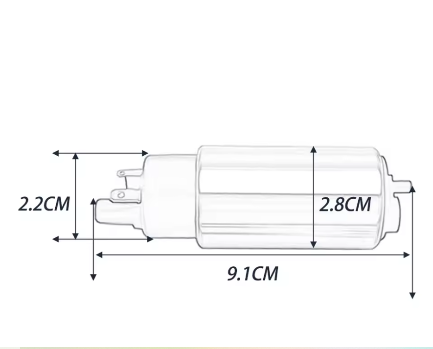 Fuel Pump with fuel filters Replacement for  Daelim SN 125 (B-Bone) 2012- replaces16700-SA8-K300
